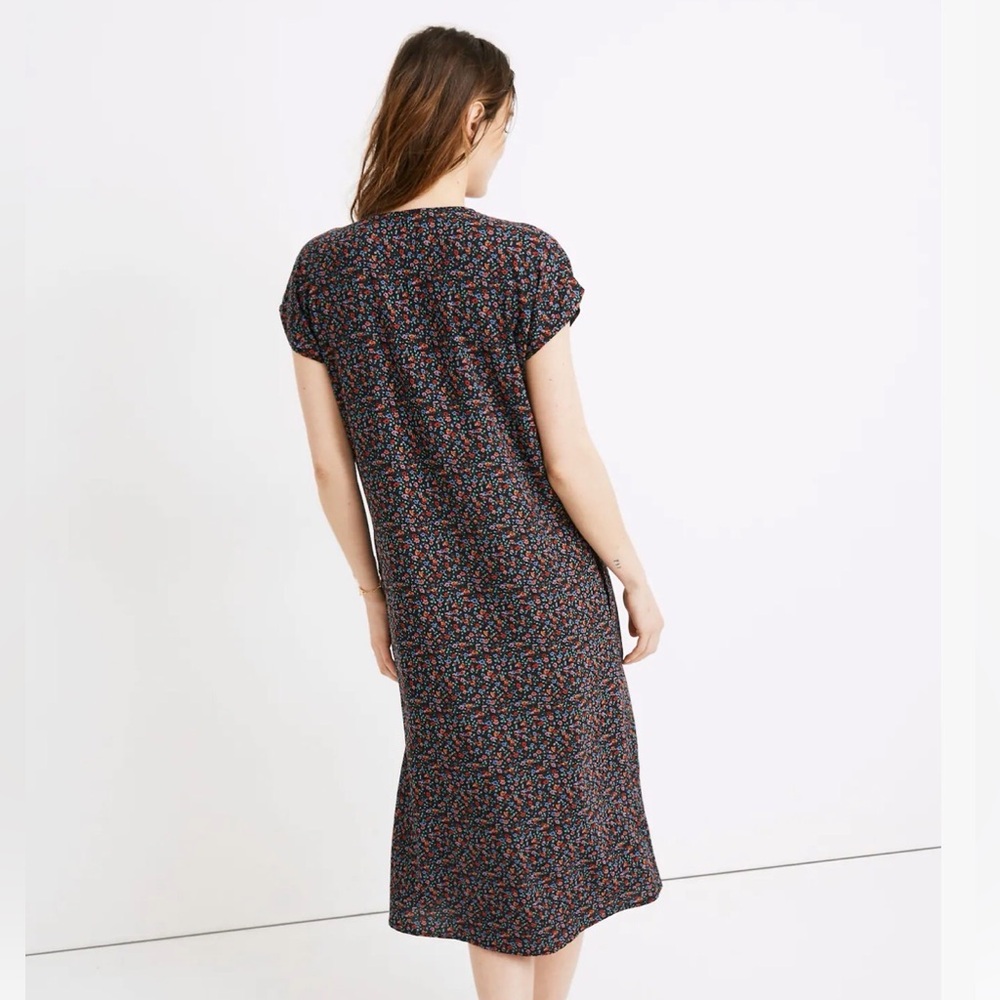 Madewell Easy Midi Dress in Fieldwalk Floral – Size XS - Picture 3 of 7